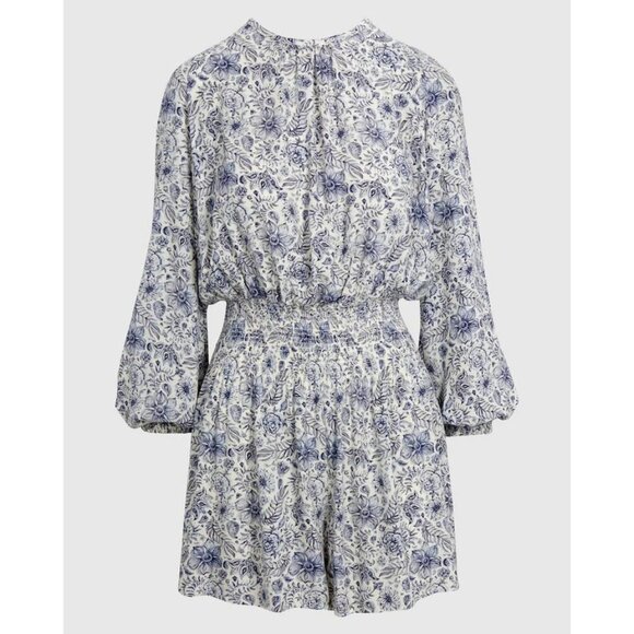 Splendid x Cella Jane Floral Printed Smock Waist Romper Small New With tag - Picture 3 of 5